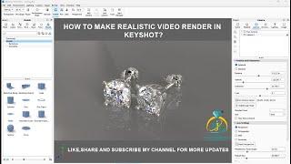 jewellery render in keyshot
