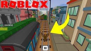 JUGANDO SUBWAY SURFERS en ROBLOX | Blox Surfers - Actualizado