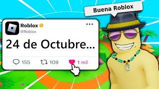 Siii, Roblox Hará Lo Mejor El 24 De Octubre...