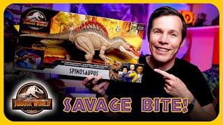 Jurassic World Extreme Chompin' Spinosaurus | Mattel Toy Unboxing and Review