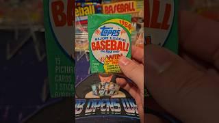 1984 Topps Baseball Cards Wax Pack Opening #baseballcards #baseballszn #baseballmemorabilia #topps