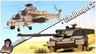 Britain's Original Chally 2 Gets CARRIED By South Africa - Challenger 2 & Rooivalk - War Thunder