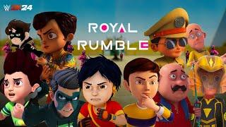 Rudra vs shiva vs Vir vs Kicko vs Motu Patlu vs Singham vs Ekans vs Krrish | JWC Royal Rumble 2025