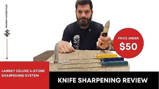 Easiest Knife Sharpening: Lansky Deluxe 5 Stone System Review