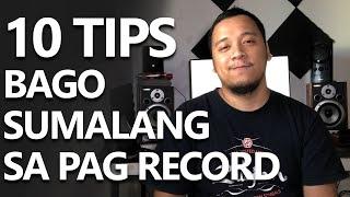 10 TIPS before RECORDING your SONG in STUDIO for the FIRST TIME (Taglish) | #UsapangRecording