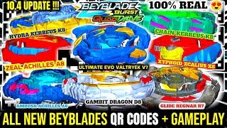 NEW QR CODES | ZEAL ACHILLES A8 | GAMBIT DRAGON D8 | XCALIUS X8 | BEYBLADE BURST QS APP UPDATE