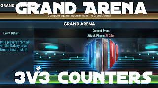 Grand Arena 3v3 Counter Teams || Star Wars:  Galaxy of Heroes - SWGOH