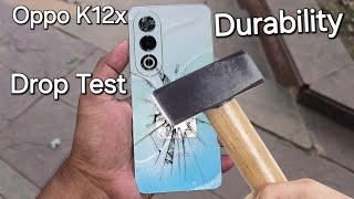 Oppo K12x 5g  360 Damage proof Test, Drop Test durability Test  military grade MIL-STD 810H Test