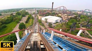 American Eagle POV 5K GIANT WOODEN COASTER Six Flags Great America Gurnee, IL