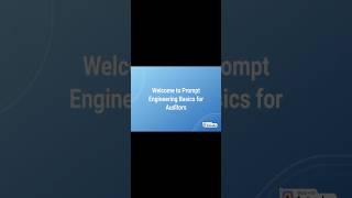 Prompt Engineering Basics for Auditors