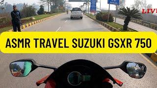 My First ASMR Travel - Suzuki GSXR 750 #onelad