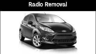 Ford Fiesta WT (Gen 6) 2008-2016 Radio Removal