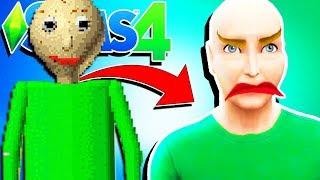 CREIAMO IL MAESTRO BALDI SU THE SIMS 4!