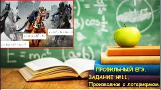 Профильный ЕГЭ 2025. Задание12. Производная от  логарифмической функции.