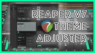 Ultimate REAPER UI control with the new Default 7 Theme Adjuster