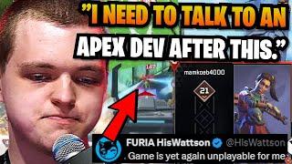 HisWattson literally had to END stream & QUIT playing Ranked after this happened in Pred Lobby!