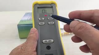 TECPEL, Temperature meter Features demonstration