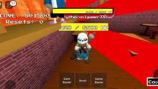 Roblox:Sans Multiversal battles ink sans Gameplay