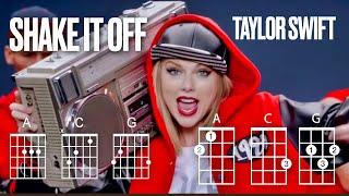 Shake It Off - Play along for guitar, ukulele, keyboard & bass