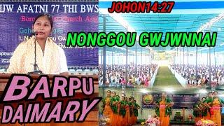 2nd.SERMON ,Bwswrari aijw jotuma BBCA TUKRAJHAR women Comeetti.