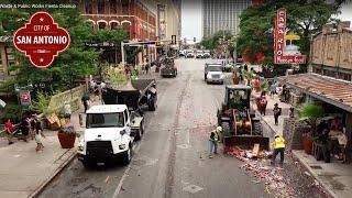 COSA Solid Waste & Public Works Fiesta Cleanup