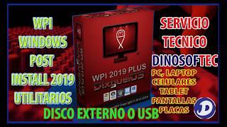 WPI WINDOWS POST INSTALL 2019 PLUS, WPI 2019 PLUS, UTILITARIOS 2019