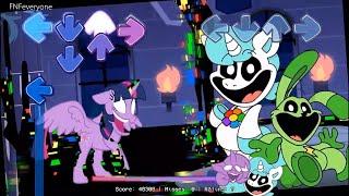 FNF Smiling Critters All Vs Corrupted Twilight Sparkle Sings Dusk Till Dawn - Friday Night Funkin'