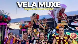 ASÍ FUE LA REGADA DE FRUTAS DE LA VELA MUXE en JUCHITÁN, OAXACA | intrépidas buscadoras del peligro