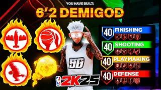 99 3PT + 96 BALL HANDLE + 96 STEAL + 87 DUNK is THE BEST 6’2 GUARD BUILD in NBA 2K25!