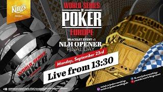  Finale des €350 WSOP Europe Opener Event#1 live aus dem King's  ️Hachi