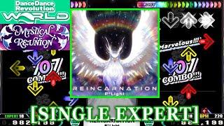 【DDR WORLD】 REINCARNATION / P*Light [SINGLE EXPERT] 譜面確認+Clap