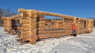 1 Year of Building My Log Home / 1561sqft Build By Rookie Builder