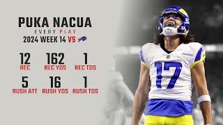 Puka Nacua Week 14 Replay: Every Target, Catch, and Run vs Buffalo Bills