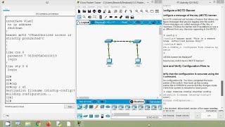 2.5.5 Packet Tracer - Configure Initial Switch Settings