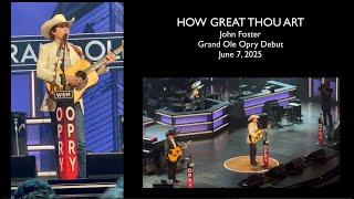 How Great Thou Art – John Foster