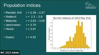 A new approach to analyze single-site video meteor observations