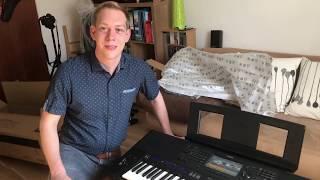 Unboxing YAMAHA PSR SX700 (German)