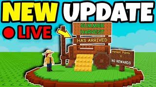  [LIVE] NEW SUMMER HARVEST UPDATE In GROW A GARDEN ROBLOX!