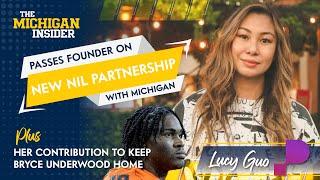 Passes founder Lucy Guo announces NIL partnership with Michigan; Aiding Bryce Underwood flip effort