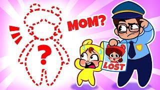 Where is my mommy?  I Lost My Mom  Kids Cartoon