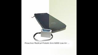 Proactive Medical Protekt Aire 6000 Low Air Loss/Alternating Pressure Mattress System with Cell-O...