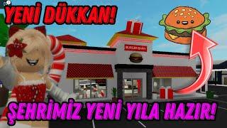 YENİ YIL YENİ GÜNCELLEME!  HAMBURGER DÜKKANI AÇILDI!  YENİ YILDA BROOKHAVEN! 