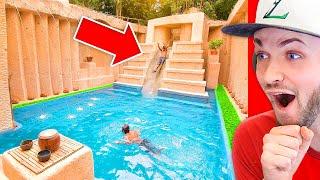 World’s *BEST* SECRET Underground POOL HOUSE!