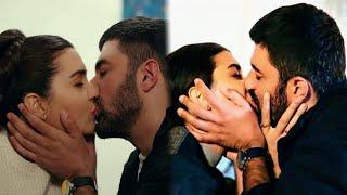 Romantic kiss from Engin Akyurek and Tuba Buyukustun!