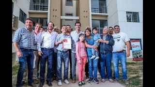 Urtubey entrega de viviendas en barrio El bosque 091219 Gobierno de Salta