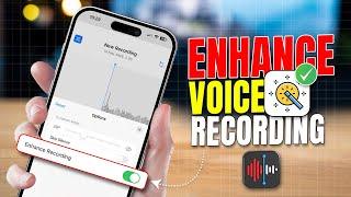 How to Enhance Voice Memos Recordings on iPhone | Improve Audio Quality