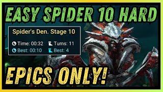  Spider 10 Hard CAN'T Get EASIER Than THIS!  & Free Epic Solo 20 Normal | RAID SHADOW LEGENDS