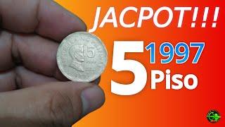 COINS COLLECTOR | 5 Piso 1997  JACKPOT!!!