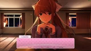 She Will Never Be Real Achievement and Picture for Skipping Monika's Text Doki Doki Literature Club