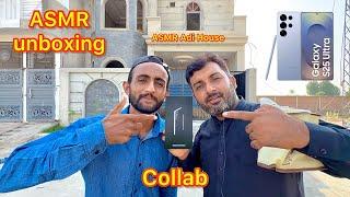 ASMR collab with ASMR Adi | ASMR unboxing my new Samsung s25 ultra